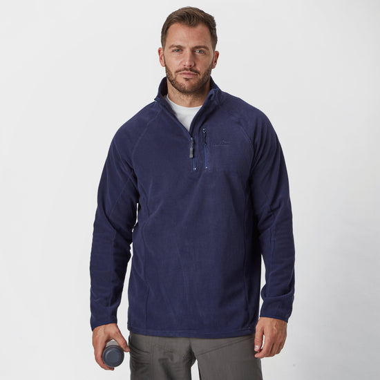 Men's Grid Half Zip Fleece