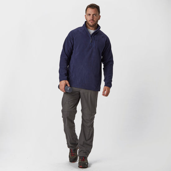 Men's Grid Half Zip Fleece