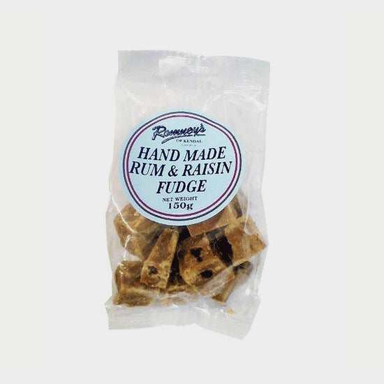 Rum and Raisin Fudge (150g)