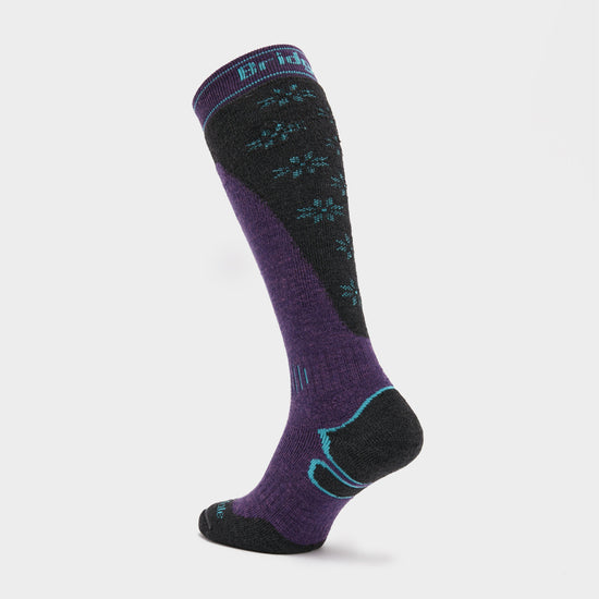Women's Ski Midweight Merino Endurance Over Calf Socks
