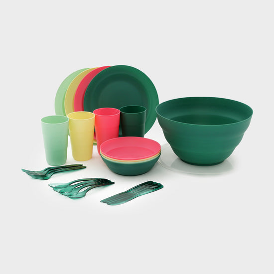 25 Piece Plastic Picnic Set