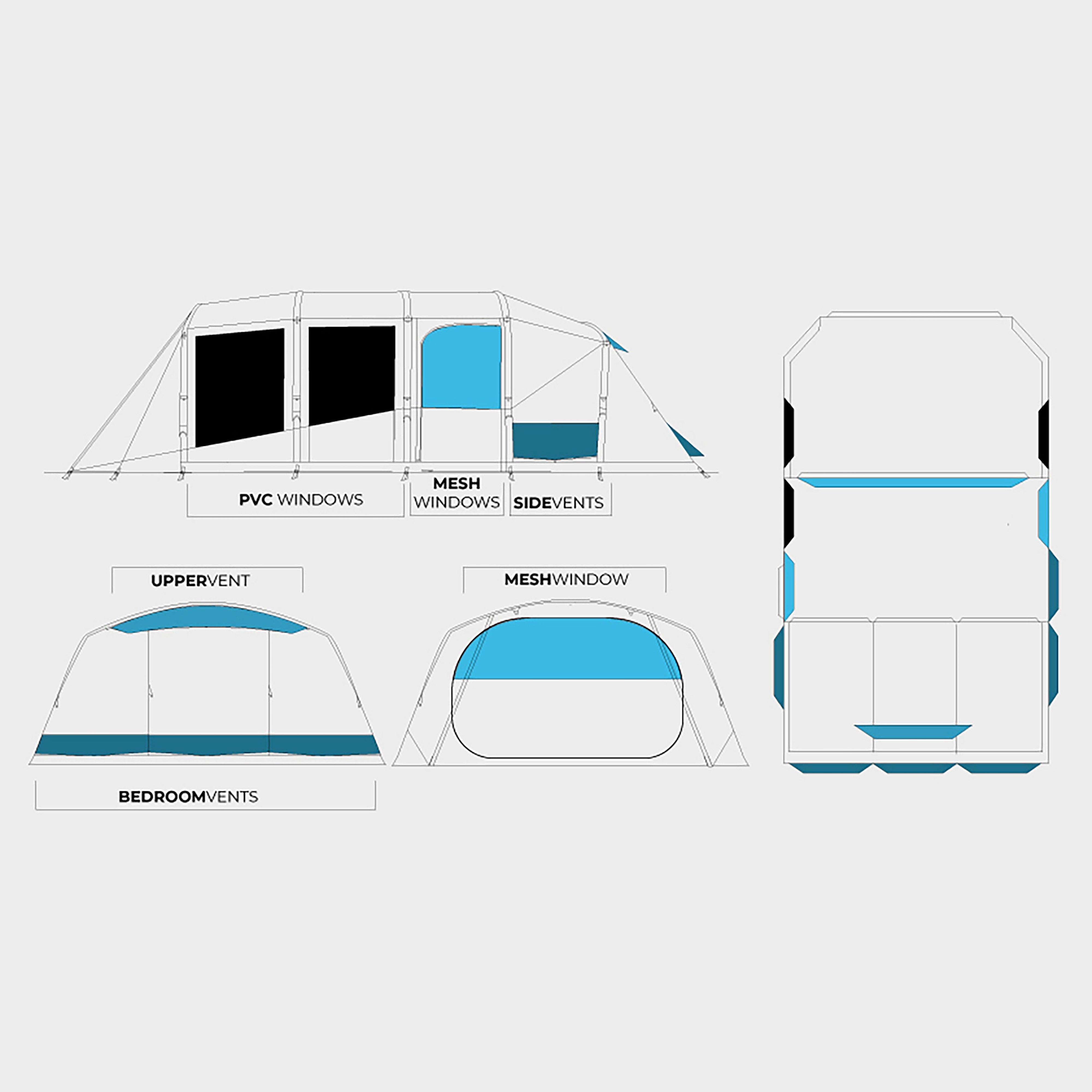 Aero TXL Dura Inflatable Family Tent