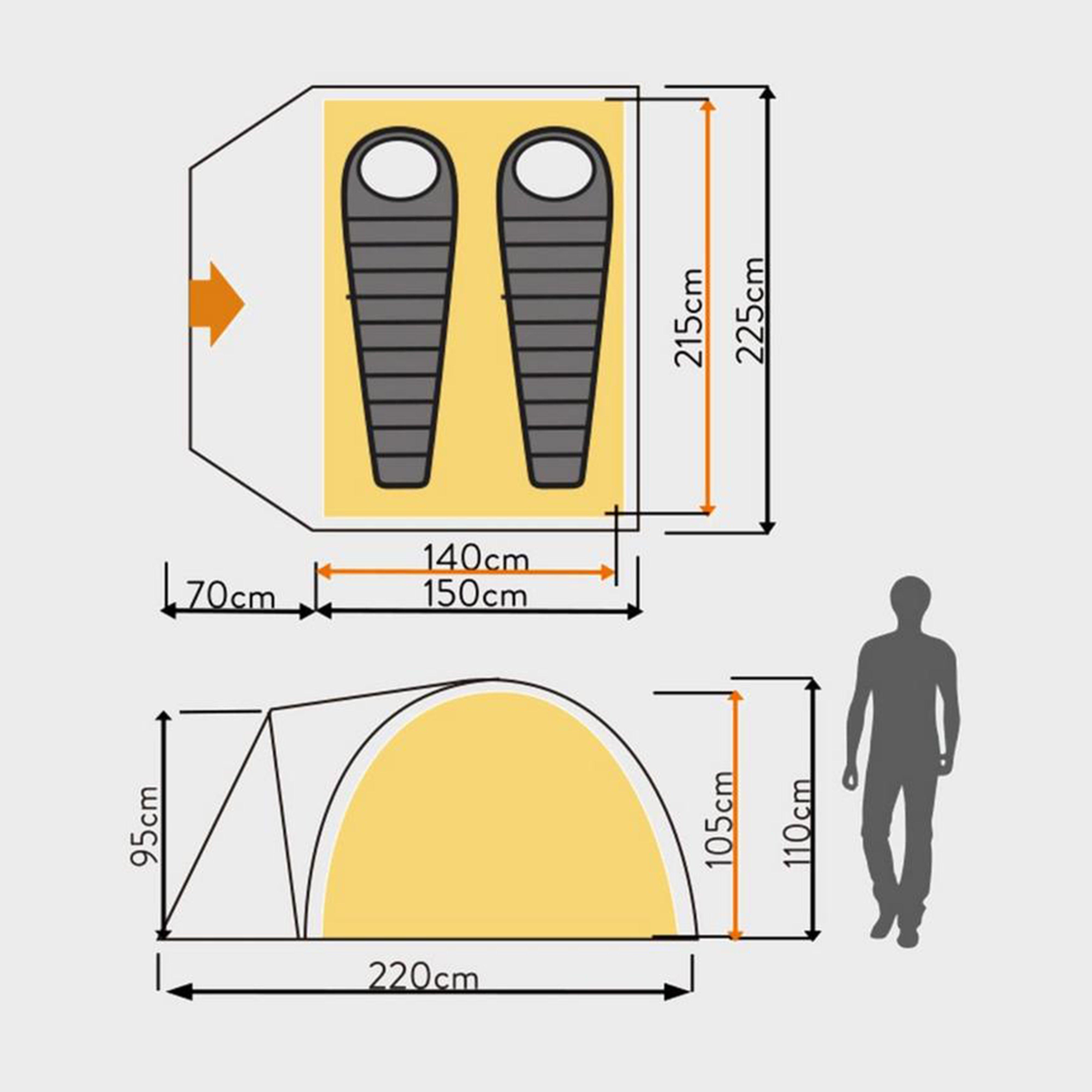 Cairns 2 DLX Nightfall™ Tent