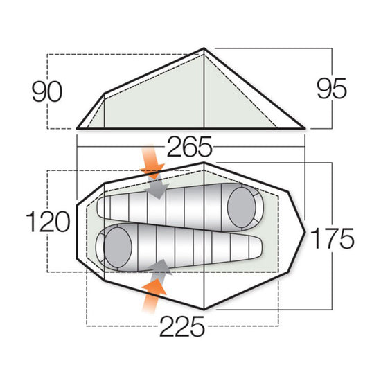 Banshee 200 2 Person Tent