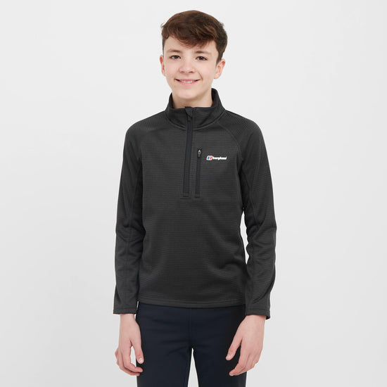 Kids’ Half-Zip Grid Fleece