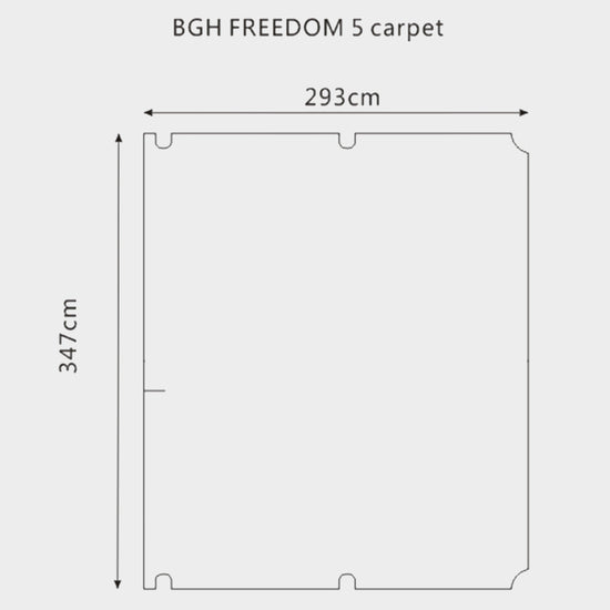 Freedom 5 Tent Carpet