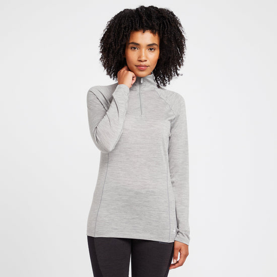 Women’s All Season Merino Long Sleeve 1/4 Zip Baselayer