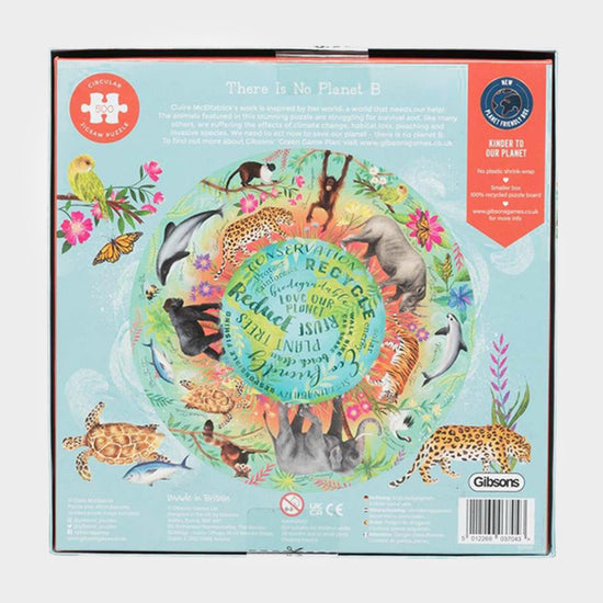 There's No Planet B Circular Jigsaw