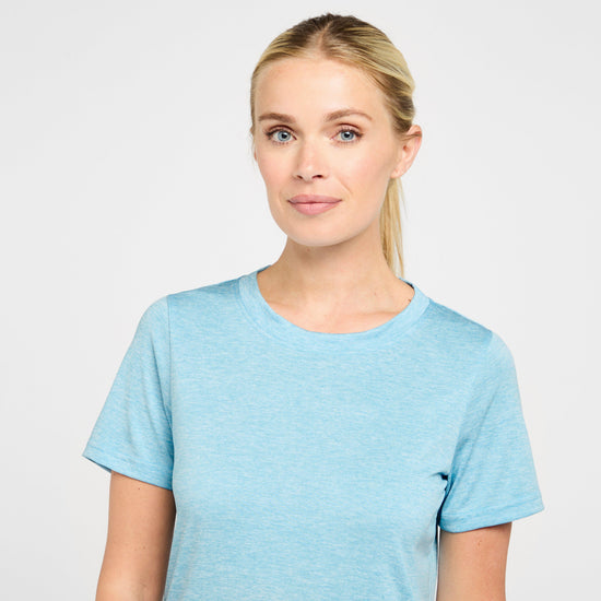 Womens Active Short Sleeve T-Shirt Blue