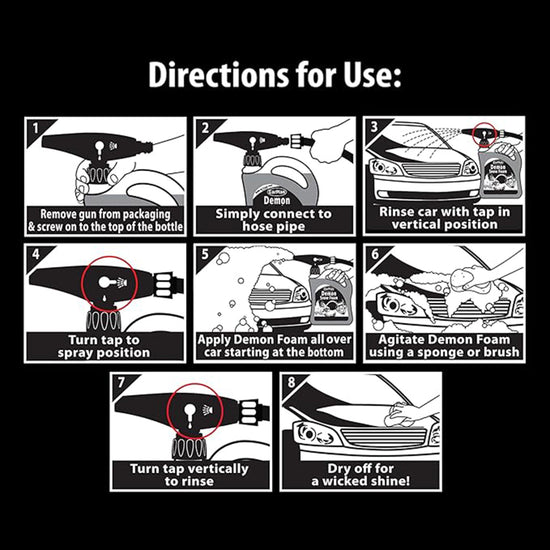 Demon Foam with Snow Foam Gun – 2L