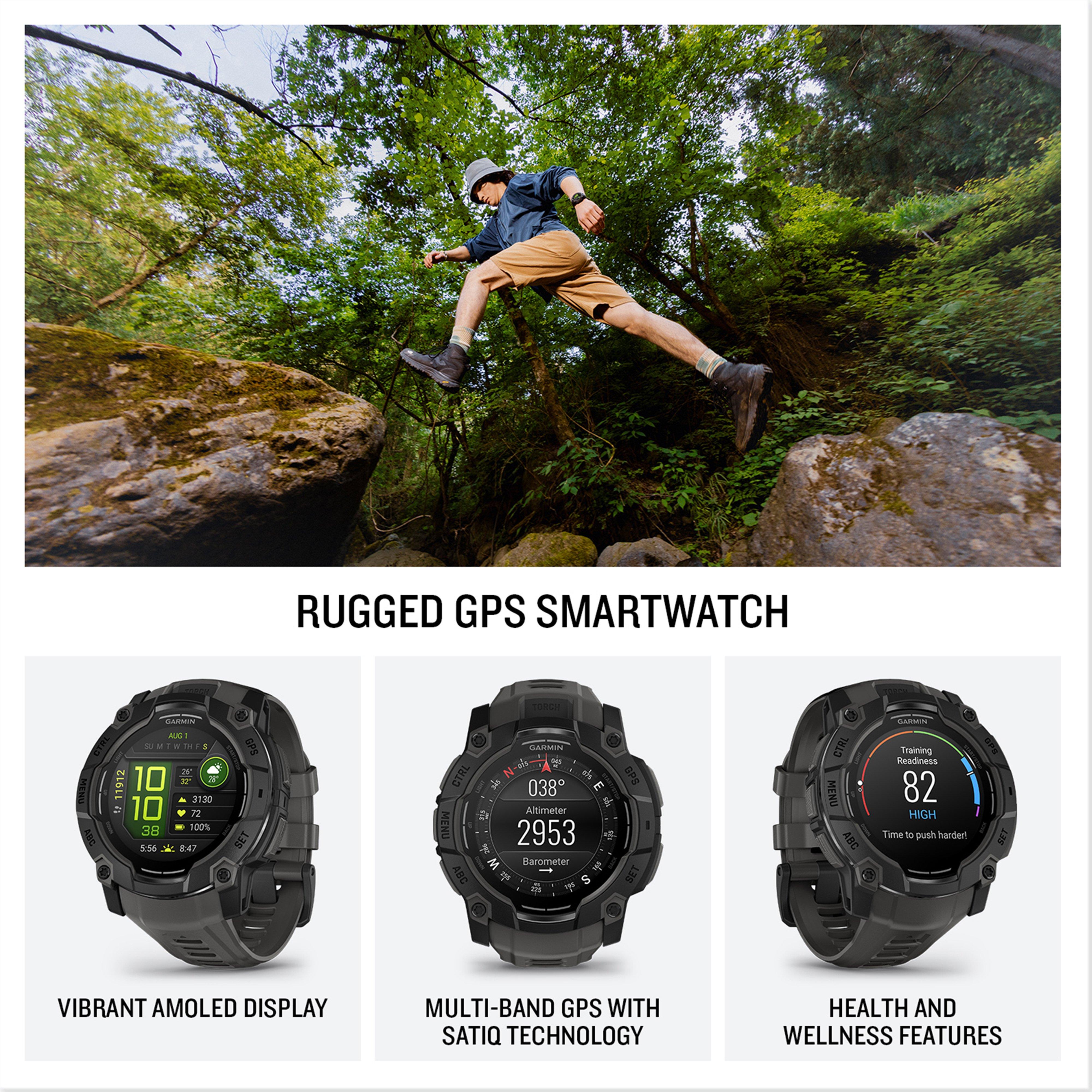 Instinct® 3 AMOLED 50mm Multi-Sport Smartwatch