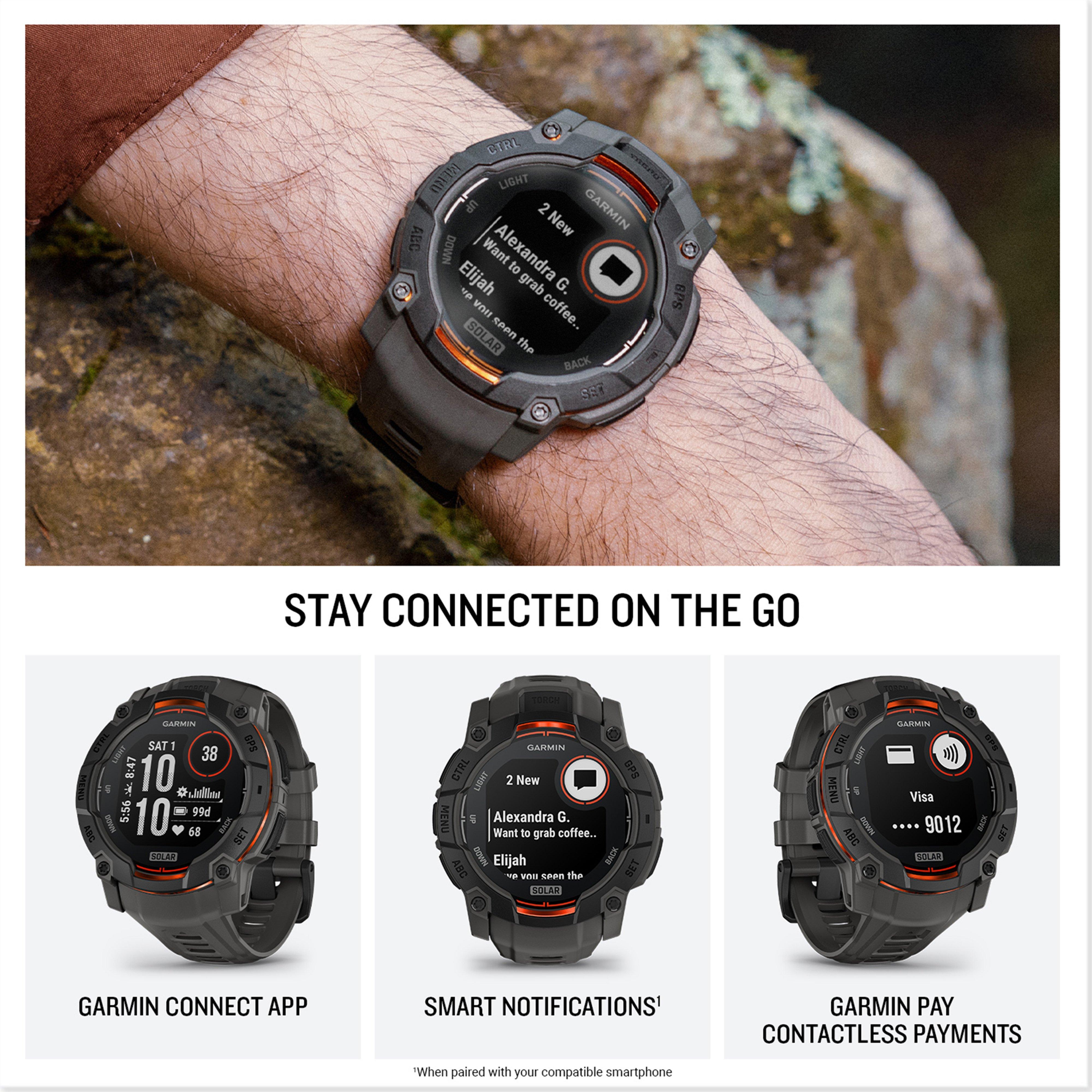 Instinct® 3 Solar 50mm Multi-Sport Smartwatch