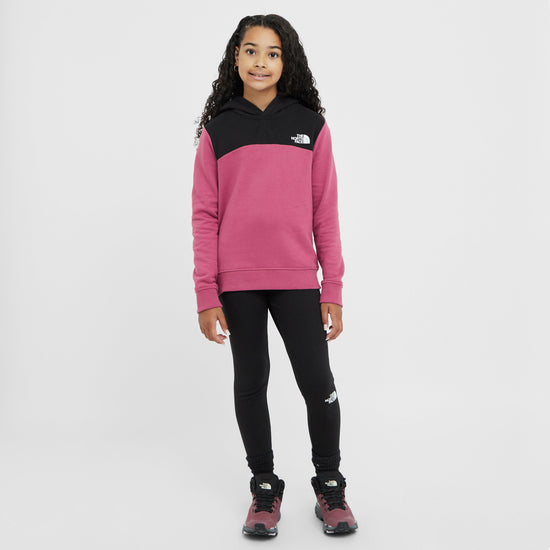 Girls' Back Logo Relaxed Hoodie