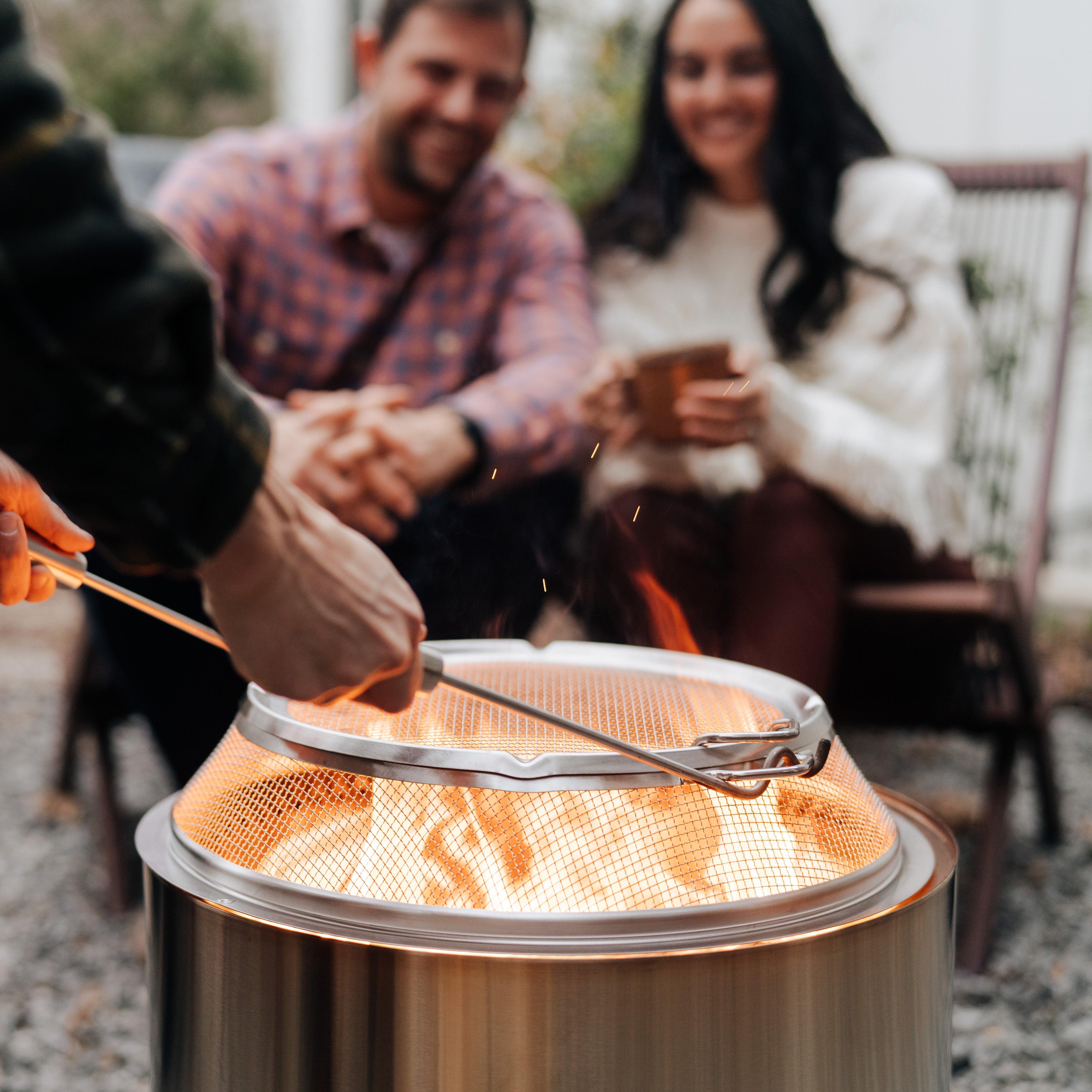 Firepit Spark Screen Shield