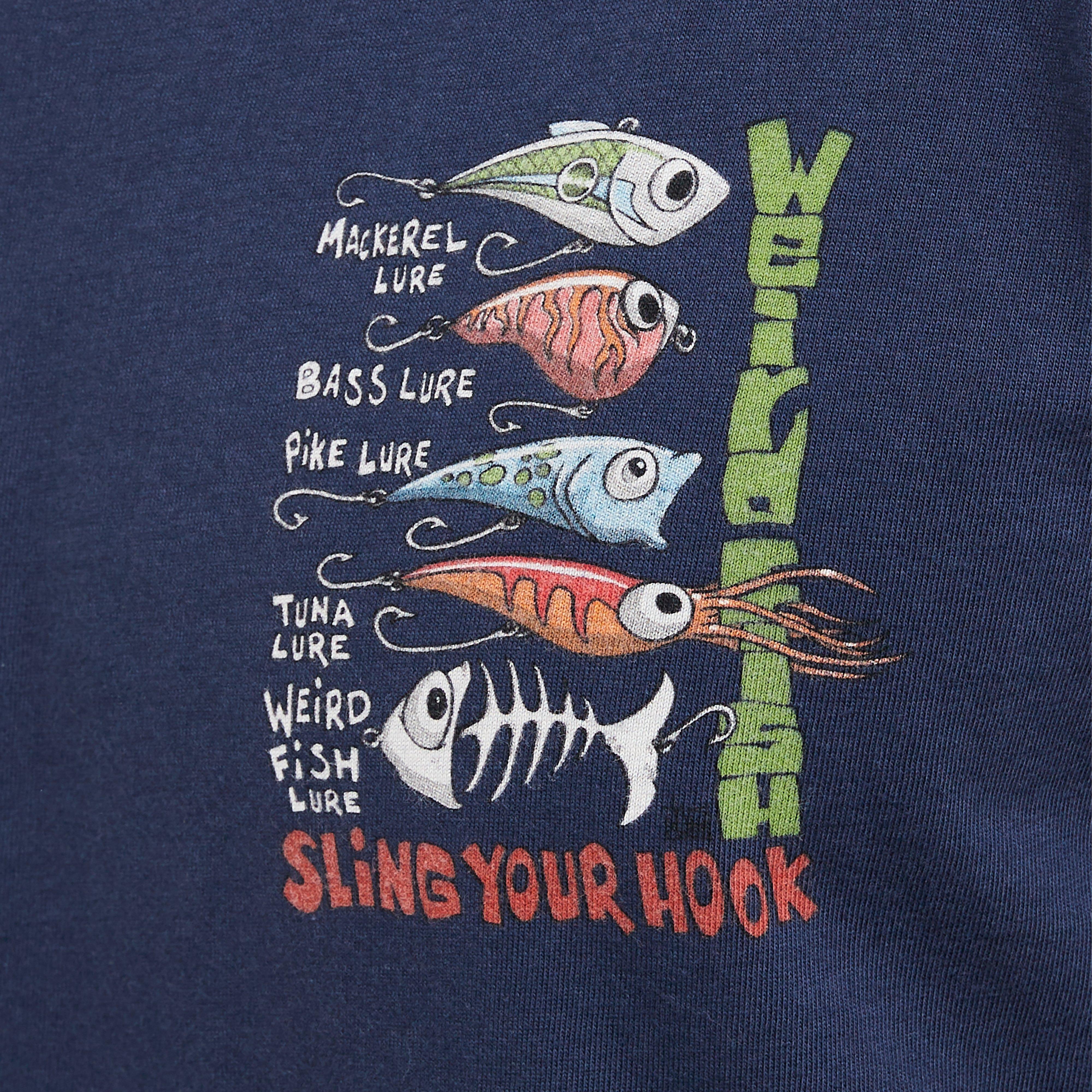 Men's Sling Your Hook Back Print Artist T-Shirt