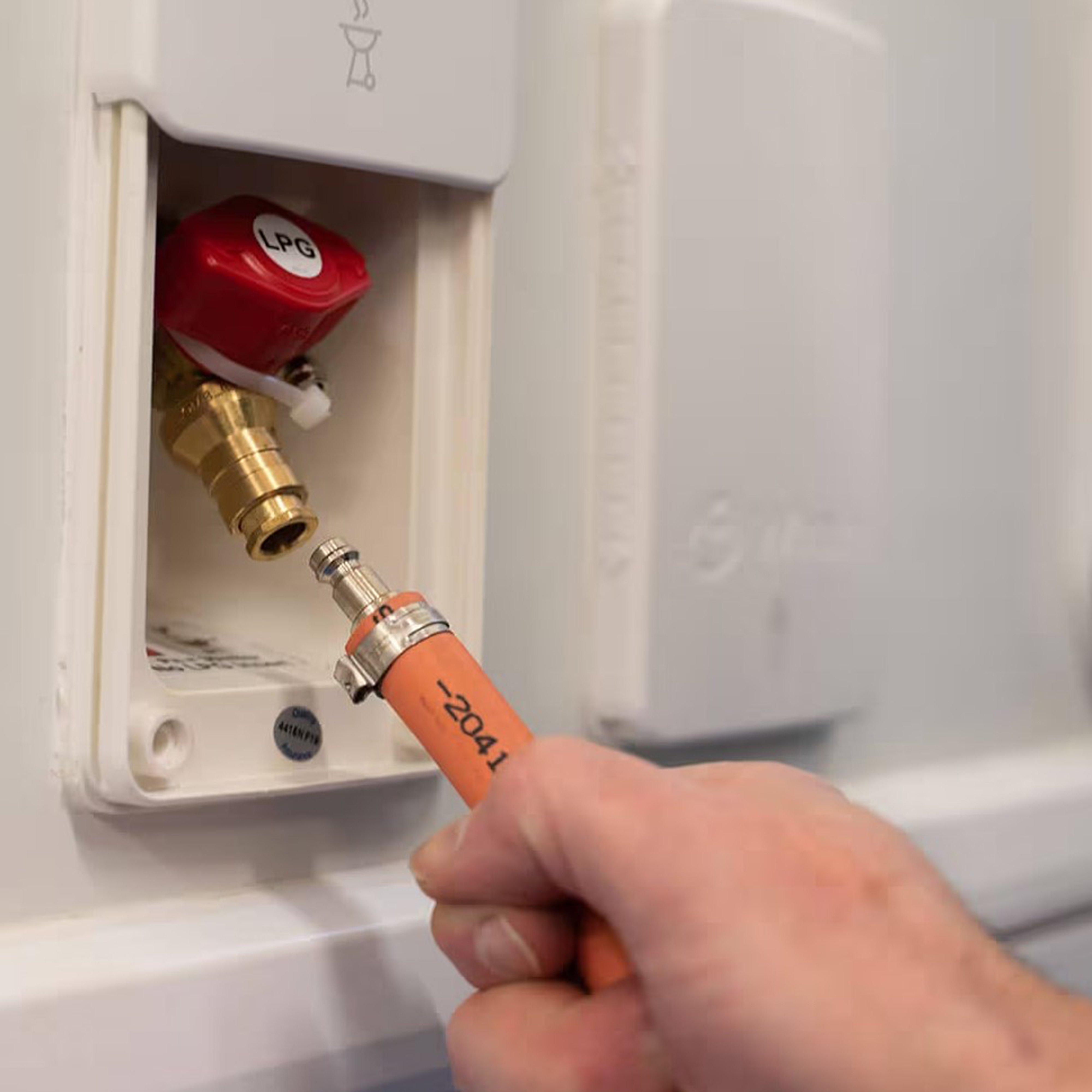 BBQ Point & Hose Kit Quick Release 300cm