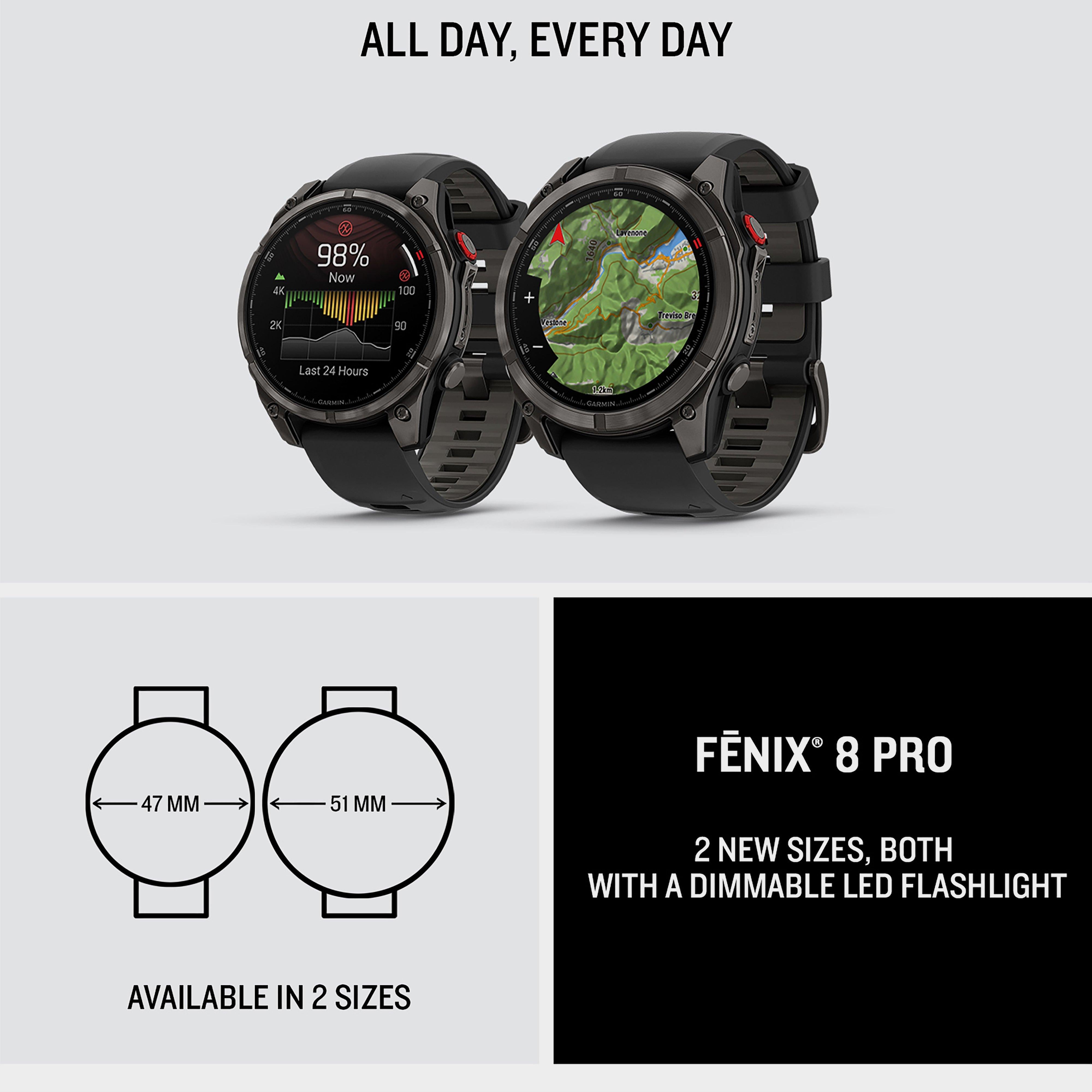 fenix® 8 Pro AMOLED Sapphire Edition 47mm GPS Smartwatch