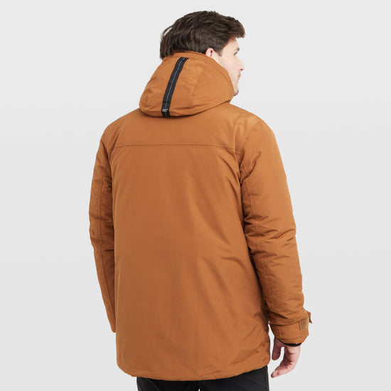 Men's Marron Waterproof Insulated Parka