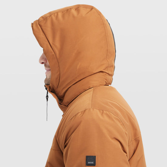 Men's Marron Waterproof Insulated Parka