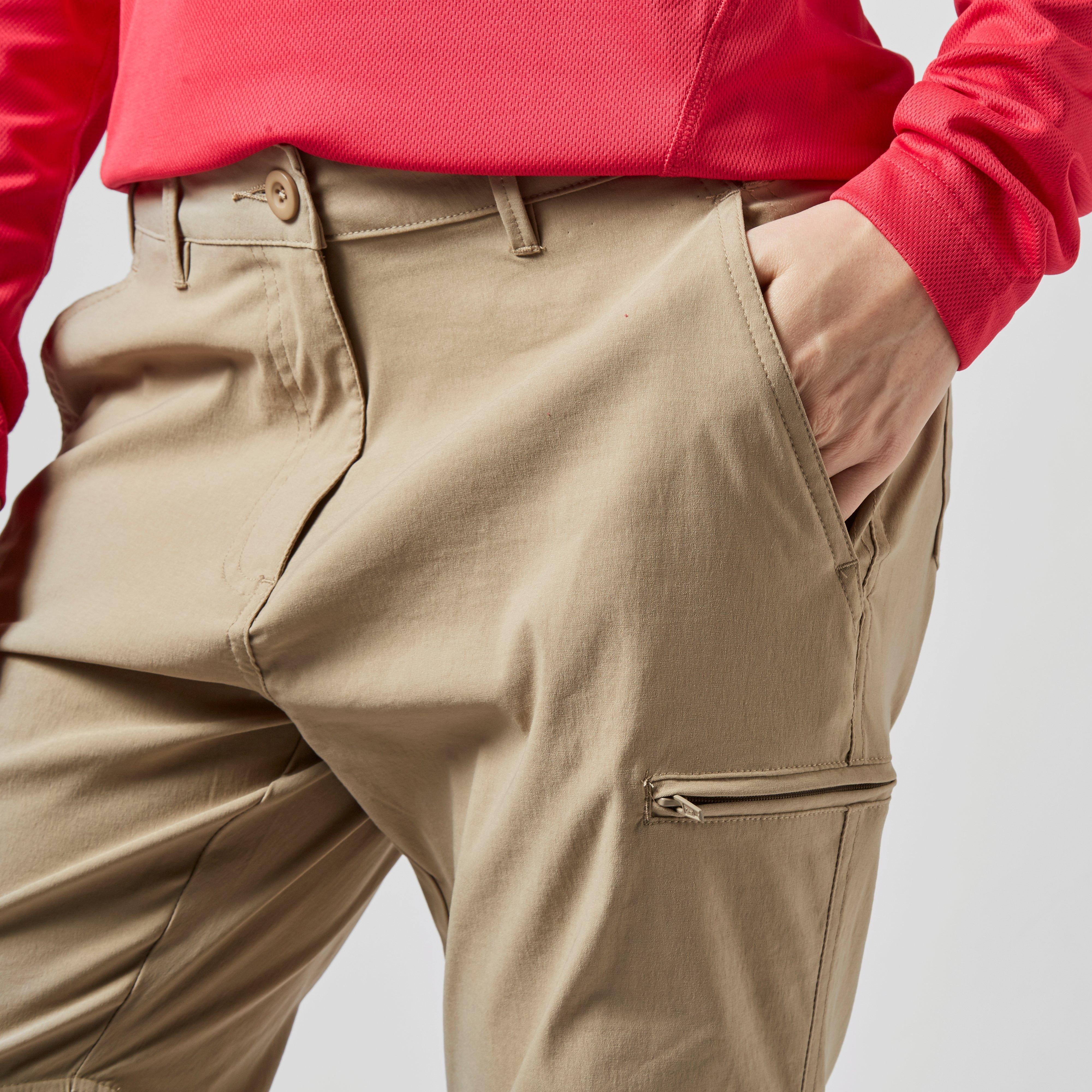 Women's Stretch Double Zip Off Trousers - Short