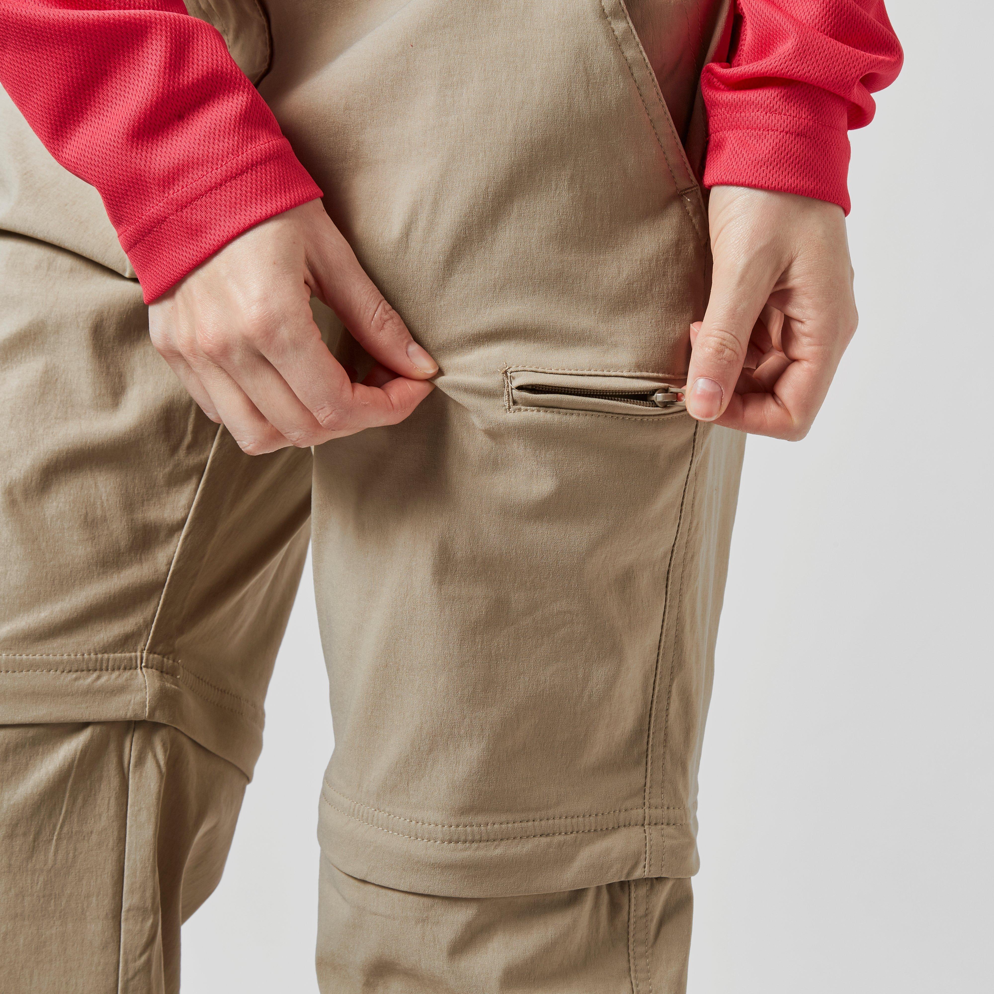Women's Stretch Double Zip Off Trousers - Short