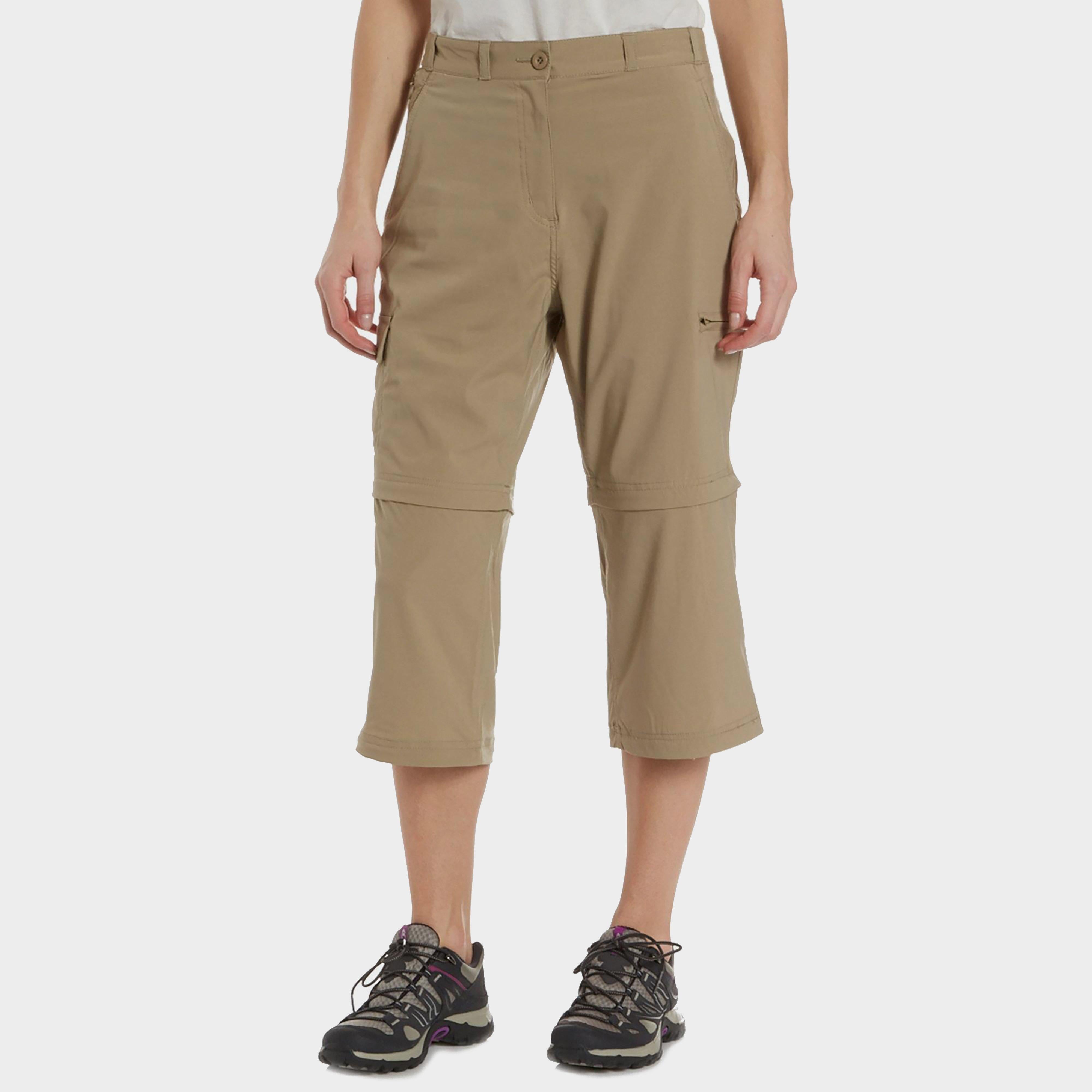 Women's Stretch Double Zip Off Trousers - Long