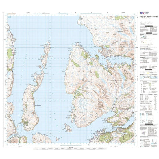 Landranger 24 Raasay & Applecross, Loch Torridon & Plockton Map With Digital Version
