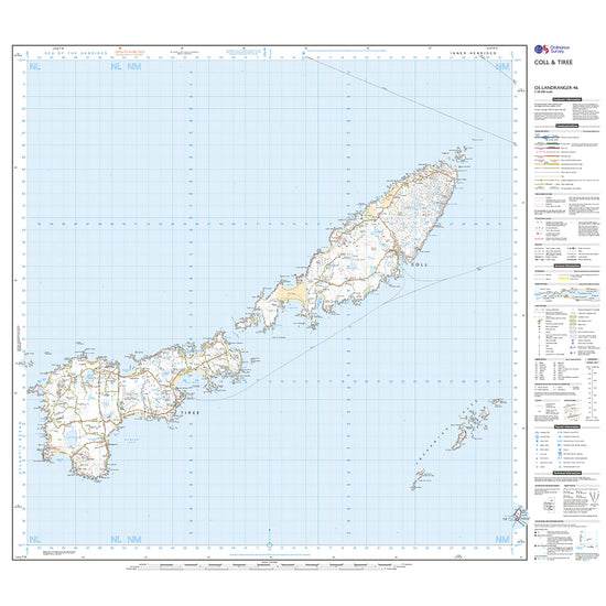 Landranger 46 Coll & Tiree Map With Digital Version