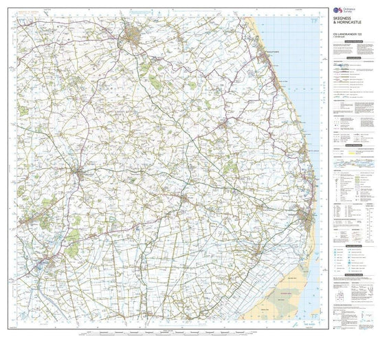 Landranger 122 Skegness & Horncastle Map With Digital Version