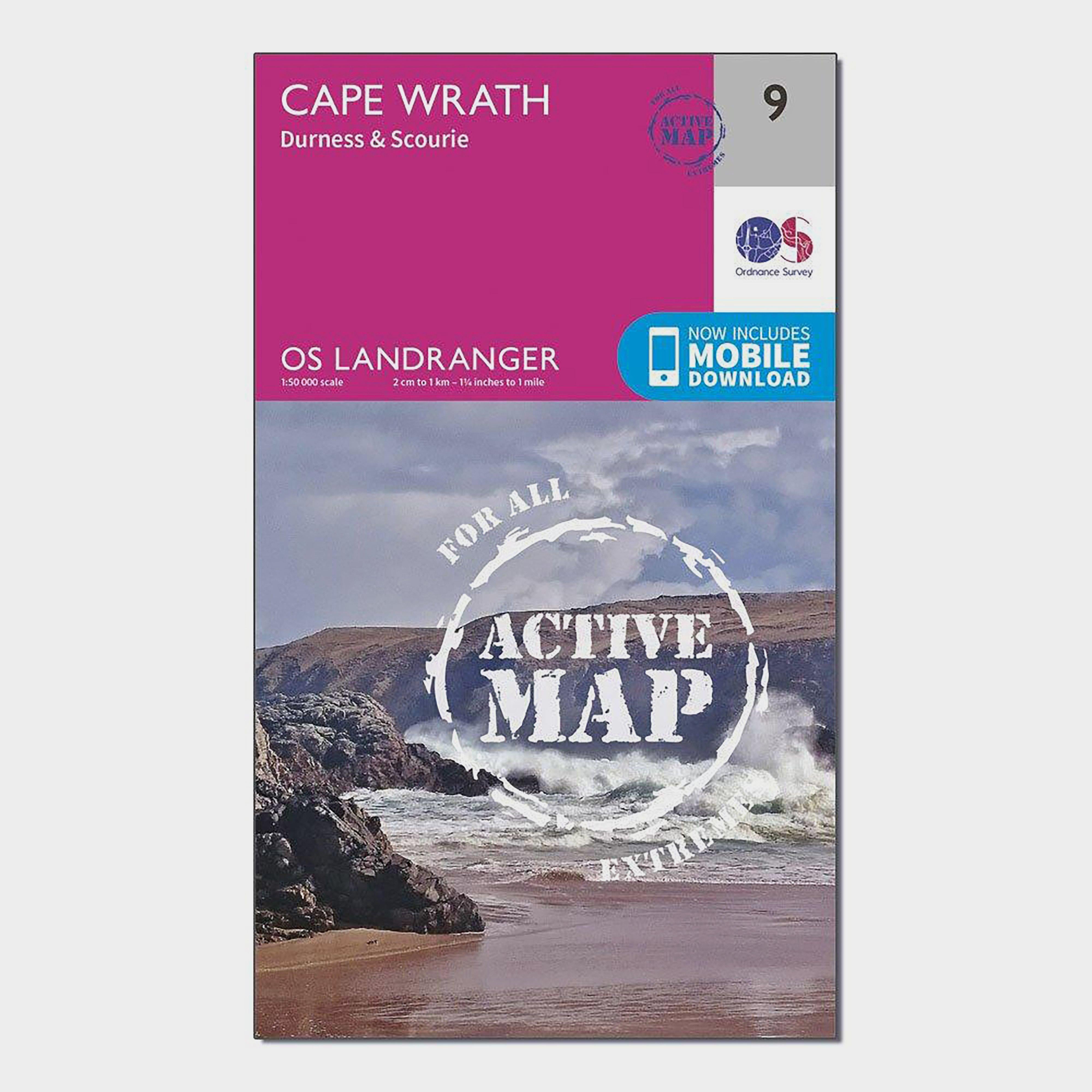 Landranger Active 9 Cape Wrath, Durness & Scourie Map With Digital Version