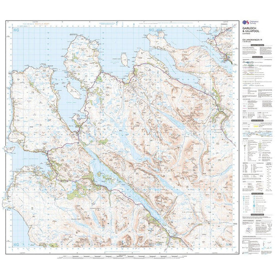 Landranger Active 19 Gairloch & Ullapool, Loch Maree Map With Digital Version