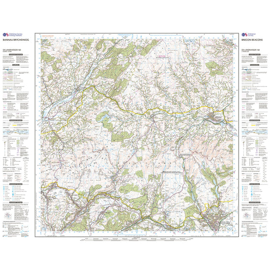 Landranger Active 160 Brecon Beacons Map With Digital Version