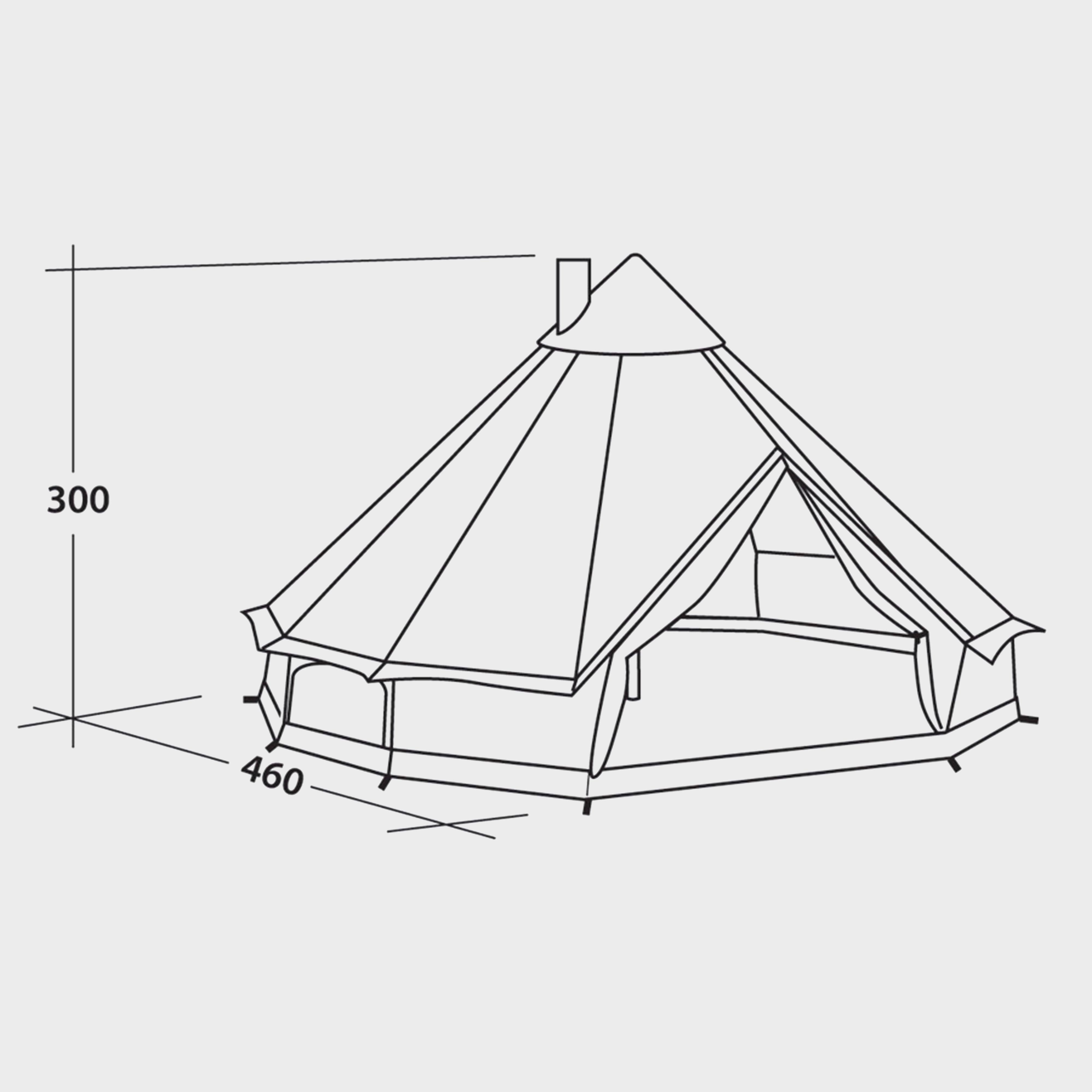 Klondike Grande Tipi Family Tent