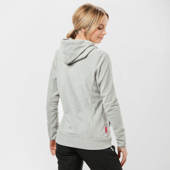 Women's Full Zip Striped Micro Fleece Jacket
