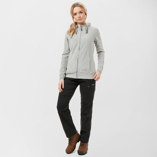 Women's Full Zip Striped Micro Fleece Jacket