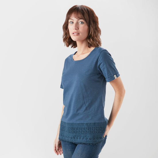 Women’s Embroidered Hem T-shirt