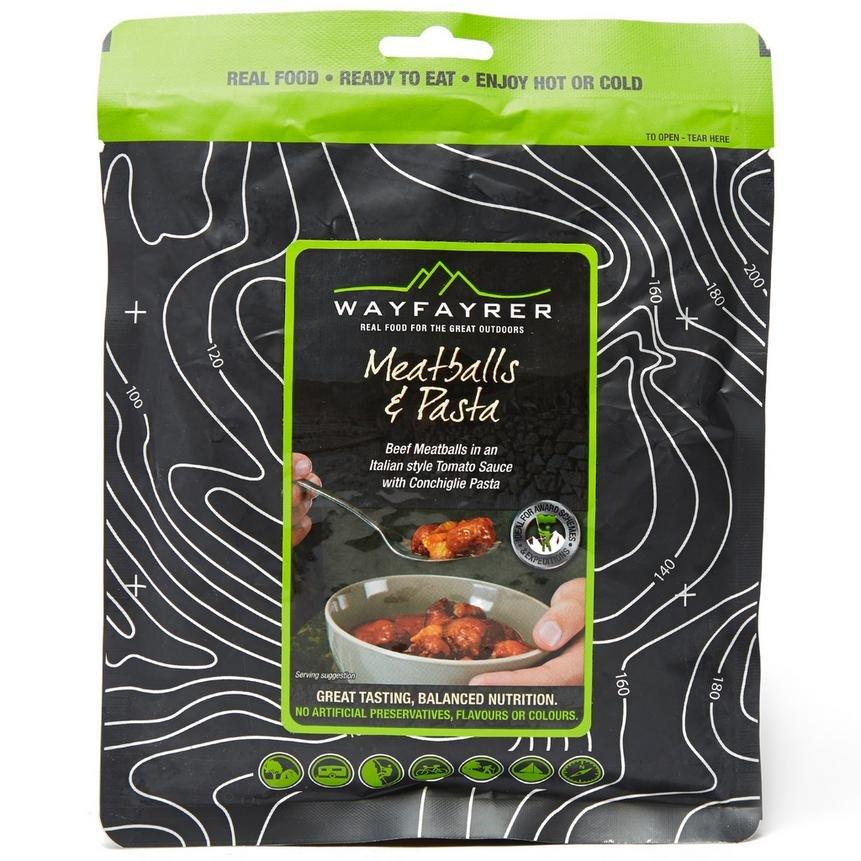 Meatballs & Pasta In Tomato Sauce Ready-to-Eat Camping Food