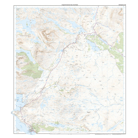 Explorer 439 Coigach & Summer Isles Map With Digital Version