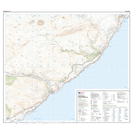 Explorer 444 Helmsdale & Strath of Kildonan Map With Digital Version