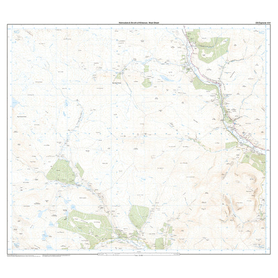 Explorer 444 Helmsdale & Strath of Kildonan Map With Digital Version