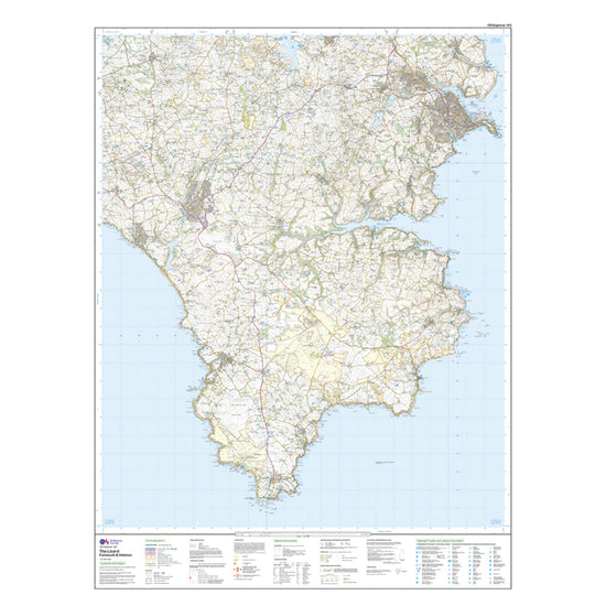 Explorer Active 103 The Lizard Map With Digital Version