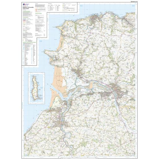 Explorer 139 Bideford, Ilfracombe & Barnstaple Map With Digital Version