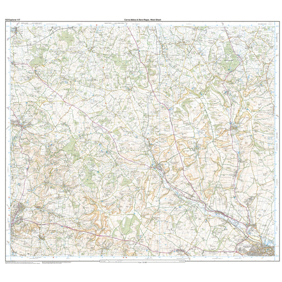Explorer Active 117 Cerne Abbas & Bere Regis Map With Digital Version