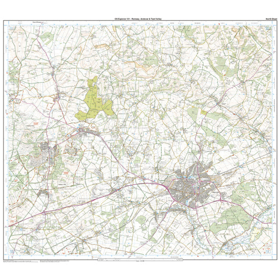 Explorer Active 131 Romsey, Andover & Test Valley Map With Digital Version