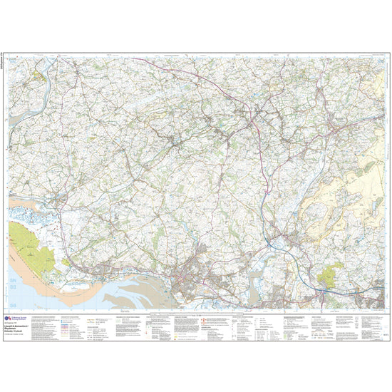 Explorer 178 Llanelli & Ammanford Map With Digital Version