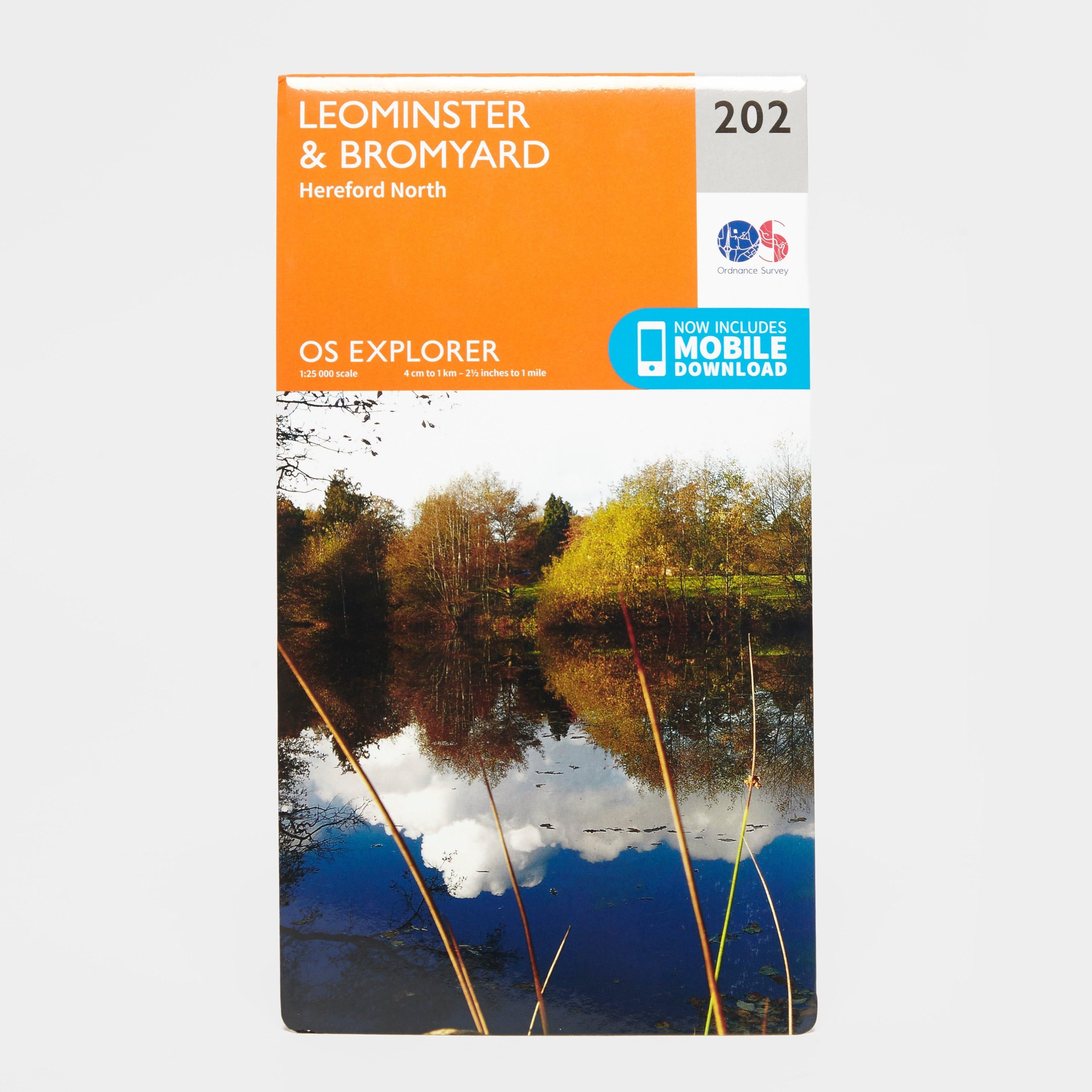 Explorer 202 Leominster & Bromyard Map With Digital Version