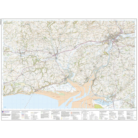 Explorer Active 177 Carmarthen & Kidwelly Map With Digital Version