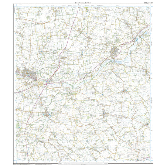 Explorer 230 Diss & Harleston Map With Digital Version