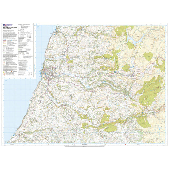 Explorer Active 213 Aberystwyth & Cwn Rheidol Map With Digital Version