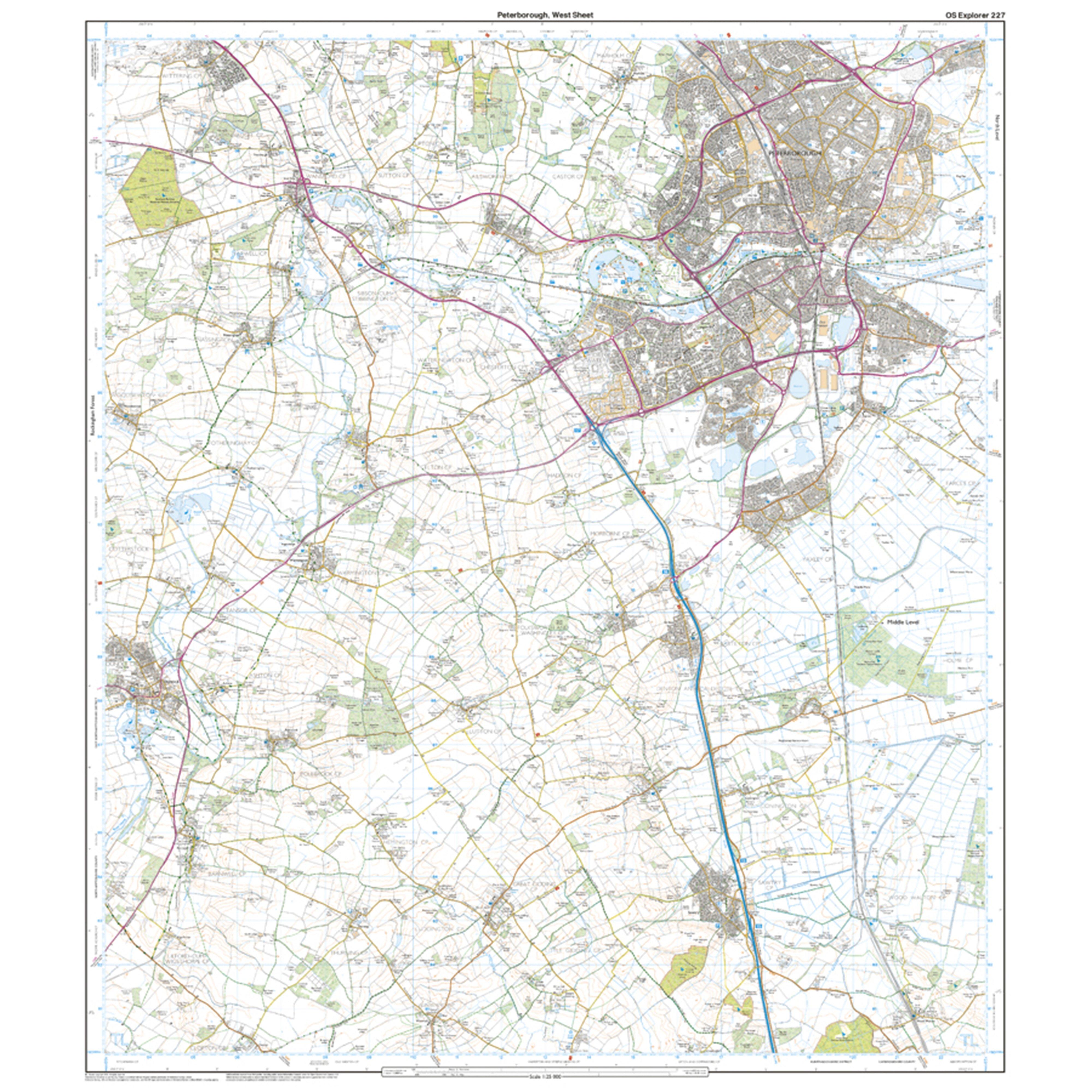 Explorer Active 227 Peterborough Map With Digital Version